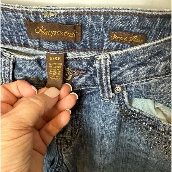 Y2K Aeropostle Stretch Flare Jeans‎ - Picture 9 of 10